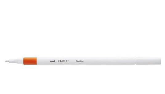 Uni 10.1.0028 penna roller Penna retrattile a clip Arancione 1 pz