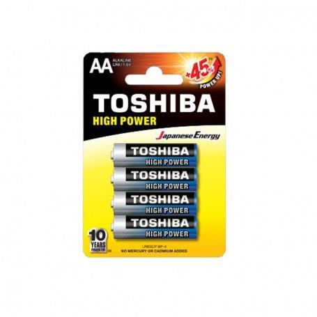 Blister 2 Pile Mezza Torcia Taglia C Lr14 Alcalina Da 1.5 Volt Toshiba High Power Lt14Gcpbp2 - 3