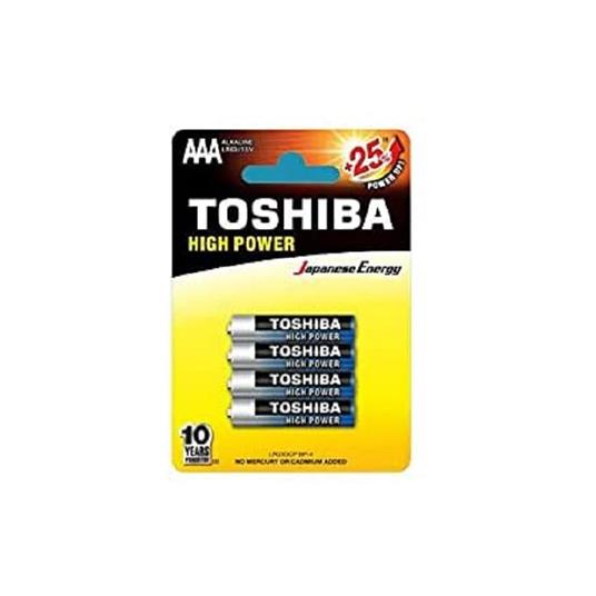 Blister 4 Batterie Alkaline Toshiba - Stilo AA - 2