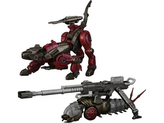 Zoids Plastica Model Kits 2-pack 1/100 Rmz-010 Canoly Molga & Hell Cat Base Guards Sets 20 Cm Takara Tomy