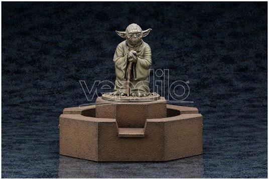 Star Wars Cold Cast Statua Yoda Fountain Edizione Limitata 22 Cm Kotobukiya