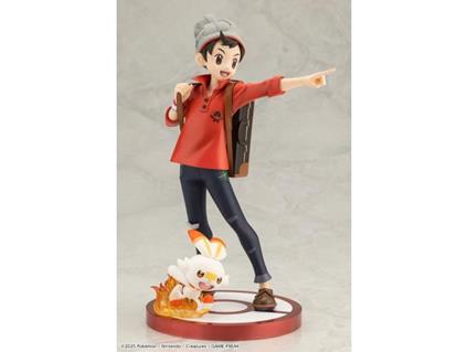 Pokémon Artfxj Statua 1/8 Victor & Scorbunny 21 Cm Kotobukiya