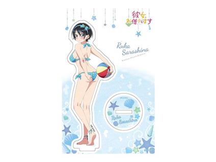 Rent-a-girlfriend Swimsuit E Girlfriend Acrylic Figura Ruka Sarashina 14 Cm Kadokawa