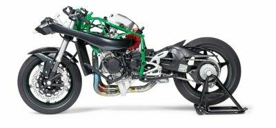 Tamiya Kawasaki Ninja H2R Kit di Montaggio Motocicletta 1:12 - 4