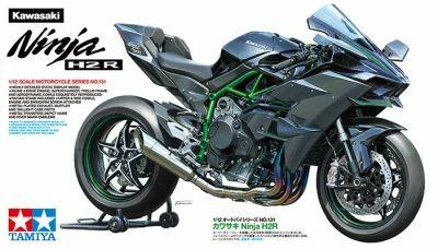 Tamiya Kawasaki Ninja H2R Kit di Montaggio Motocicletta 1:12 - 6
