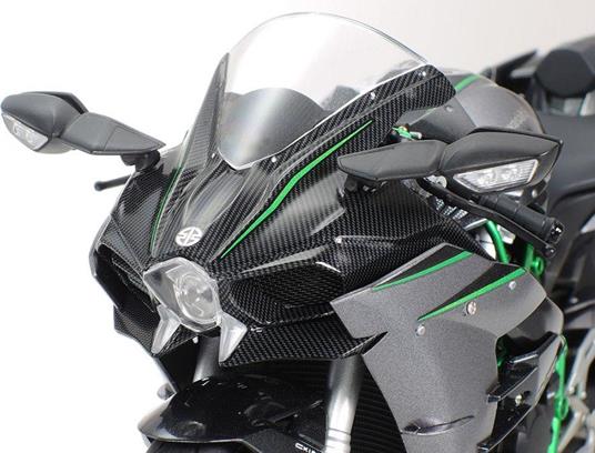 Tamiya Kawasaki Ninja H2 Carbon Kit di montaggio Motocicletta 1:12 - 7
