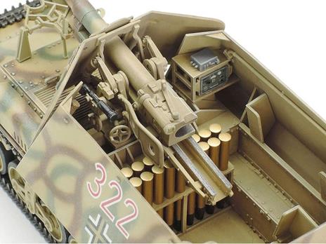 TAMIYA 35370-000 1:35 Germania Sd.Kfz.z.135 martore I Kit di costruzione in plastica, kit da assemblare, riproduzione dettagliata, non verniciata. - 3