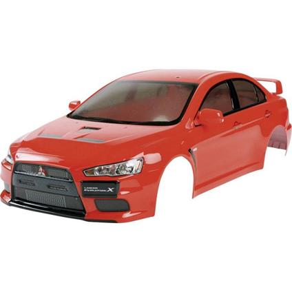 Carrozzeria Tamiya 300051376 1:10 Mitsubishi Lancer Evo X Non verniciato, non tagliato