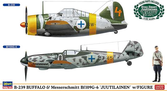 B-239 Bufallo & Messerschmitt Bf109G-6, Juutilaine - 2