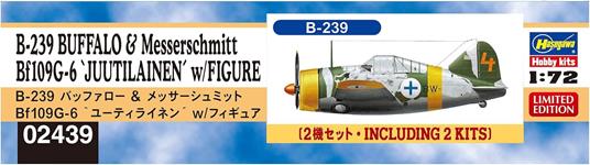 B-239 Bufallo & Messerschmitt Bf109G-6, Juutilaine - 3