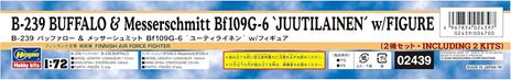 B-239 Bufallo & Messerschmitt Bf109G-6, Juutilaine - 4