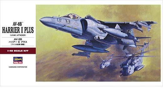 Av-8B Harrier Ii Plus Fighter Plastic Kit 1:48 Model Haspt28