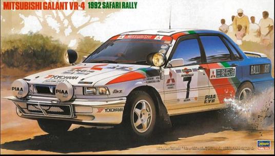Mitsubishi Galant Vr4 Safari Rally 1992 Plastic Kit 1:24 Model Ha20307