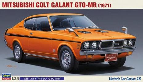 Mitsubishi Colt Galant Gto-Mr 1971 Plastic Kit 1:24 Model Ha21128 - 2