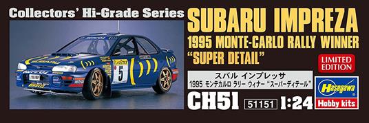 1/24 SUBARU IMPREZA 1995 MONTE-CARLO RALLY WINNER SUPER DETAIL - 4
