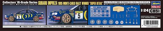 1/24 SUBARU IMPREZA 1995 MONTE-CARLO RALLY WINNER SUPER DETAIL - 5