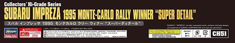 1/24 SUBARU IMPREZA 1995 MONTE-CARLO RALLY WINNER SUPER DETAIL - 6