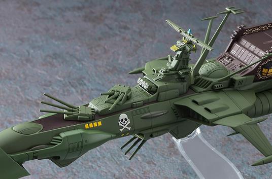 Hasegawa Creator Works Series Movie Version Galaxy Express 999 Harlock Space Pirate Battleship Arcadia 1/2500 Scale Model Kit in plastica - 25 Cm - 4