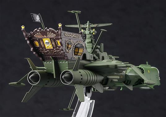 Hasegawa Creator Works Series Movie Version Galaxy Express 999 Harlock Space Pirate Battleship Arcadia 1/2500 Scale Model Kit in plastica - 25 Cm - 5