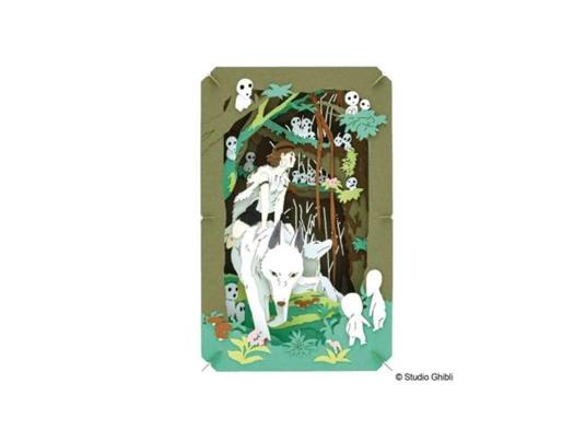PRINCESS MONONOKE FOREST PAPER THEATER 3d Poster Studio Ghibli
