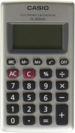 CASIO HL-820VA calcolatrice tascabile - Display a 8 cifre e struttura in metallo