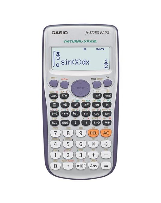 Calcolatrice Scientifica Casio FX570ES Plus - Casio - Cartoleria e scuola
