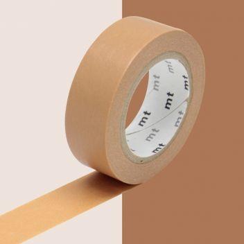 Nastro adesivo decorativo monocolore - Marrone sughero - 1,5 cm x 7 m -  Masking Tape - Cartoleria e scuola