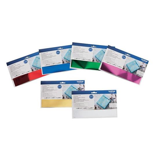 4 transferfoglie metallizzate per Brother ScanNCut 10 x 20 cm - dorato - 2