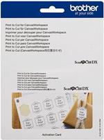 Carta di attivazione per stampare e ritagliare - ScanNCut SDX