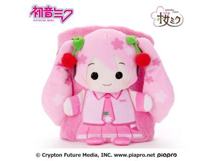 Hatsune Miku Roll-up Peluche Figura Sakura Miku 20 X 15 Cm Sega