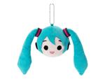 Hatsune Miku Peluche Portachiavi Miku Face 13 Cm Sega