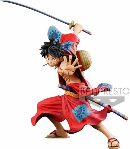 One Piece Banpresto Monkey D. Luffy Master Stars Piece Manga Dimensions
