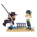 One Piece: Banpresto - World Collectable Figure Log Stories-Roronoa Zoro Vs Dracule.Mihawk-