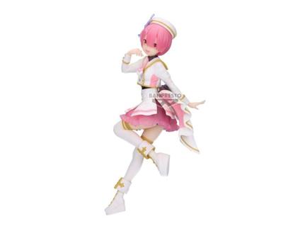 Re:zero Starting Life In Another World Stage Costume Ram Figura 22cm Banpresto