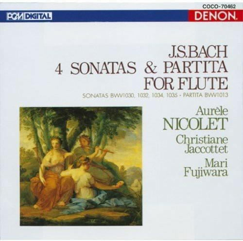 4 Sonatas & Partita For Flute - CD Audio di Johann Sebastian Bach