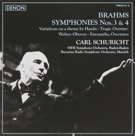 Symphony n.3, n.4 (2 CD) - CD Audio di Johannes Brahms