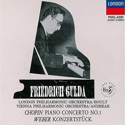 Piano Concerto 1 - CD Audio di Frederic Chopin