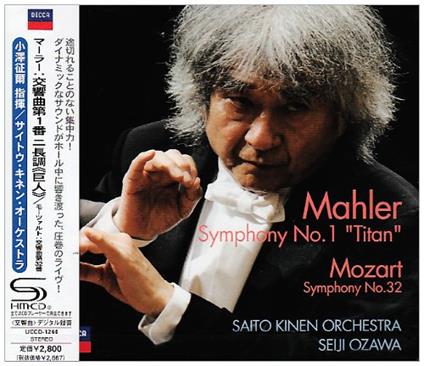 Symphony No.1 'Titan' - CD Audio di Gustav Mahler