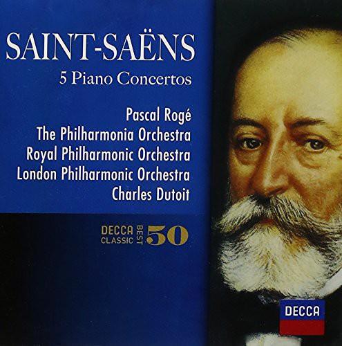 5 Piano Concertos - CD Audio di Camille Saint-Saëns