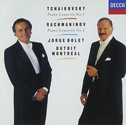 Piano Concerto No.2 / Piano Concerto No.1 - CD Audio di Sergei Rachmaninov,Pyotr Ilyich Tchaikovsky,Jorge Bolet