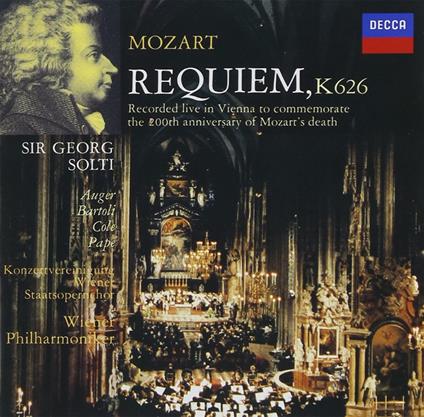 Requiem - CD Audio di Wolfgang Amadeus Mozart