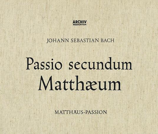 Matthaus-Passion - CD Audio di Johann Sebastian Bach