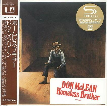 Homeless Brother (Limited Japanese Edition) - CD Audio di Don McLean