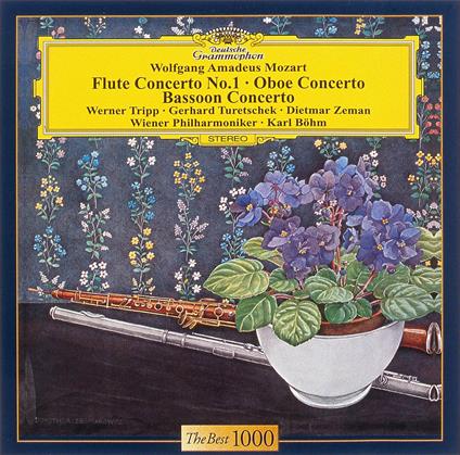 Flute Concerto 1, Oboe Concerto, Bassoon Concerto - CD Audio di Wolfgang Amadeus Mozart