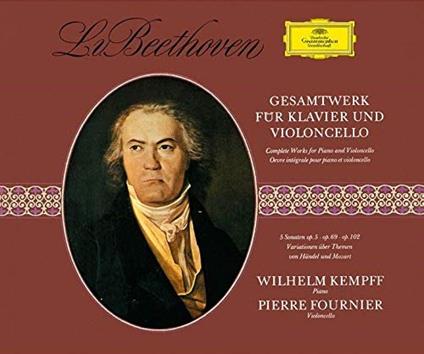 Beethoven Gesamtwerk Fur Klavier & Violoncello - CD Audio di Ludwig van Beethoven,Wilhelm Kempff,Pierre Fournier