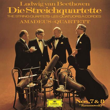 Die Streichquartette Nr. 7-8 - CD Audio di Ludwig van Beethoven,Amadeus Quartet