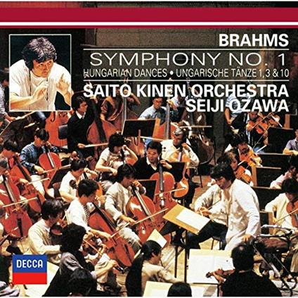 Symphony 1 - Hungarian Dances 1, 3 & 10 - CD Audio di Johannes Brahms