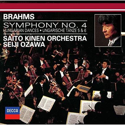 Symphony 4 - Hungarian Dances 5 & 6 - CD Audio di Johannes Brahms