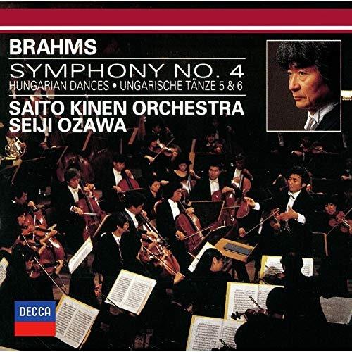 Symphony 4 - Hungarian Dances 5 & 6 - CD Audio di Johannes Brahms