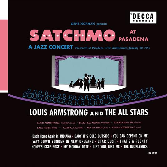 Satchmo At Pasadena - CD Audio di Louis Armstrong